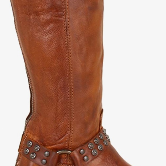 Frye Phillip Studded Harness 8.5 Tall - Picture 2 of 7